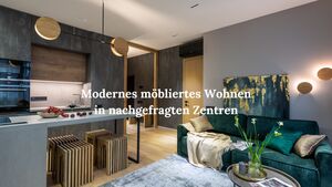 Modernes und möbliertes Wohnen in Großstädten